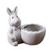 piaybook Plant Pot Easter Rabbit Mini Ceramic Succulent Plant Pots Thumb Flower Pots For Small Plants And Decorative Objects Decorative Plant Pot for All Plants Flowers Vegetables