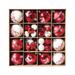52Pcs Creative Christmas Ornaments Wide Application Xmas Balls for Home Decor Window Display Holiday Decoration