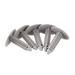 5 Pcs 7x7mm Hole Gray Push in Plastic Rivets Car Door Panel Fastener