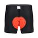 BKQCNKM Boxers for Men Mens Boxer Briefs Cycling Underwear Men 3d Padded Shockproof Mtb Shorts Riding Bike Sport Underwear Tights Shorts Mens Boxers Red 3xl