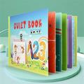 TUWABEII Kid s Educational Early Education Book Children s Enlightenment Puzzle Learning Quiet Book Busy Book Cognition Intelligence Development Hand Tear Paste Book