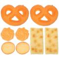 Simulation Biscuits Realistic Cake Fake Display Food Faux Micro Toys Sandwich Crackers Realishtic Cookie Child 8 Pcs