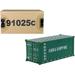 20 Dry Goods Sea Container China Shipping Green Transport Series 1/50 Model by Diecast Masters