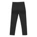 Virmaxy (3T-10Y)Toddler Baby Girls Straight Leg Trousers Elasticated Waist Solid Color Pants With Pocket Fall Winter Skinny Pants For Kids Black 4T