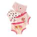 GYRATEDREAM Girls Underwear Soft Cotton Underwear Toddler Girls Briefs Soft Undies Briefs Pack of 4