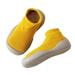 nsendm Male Shoes Toddler Toddler Girls Tracksuit Floor Socks Spring Baby Home Floor Socks Soft Rubber Sole Baby Toddler Boots Walkers Yellow 9