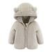 Brnmxoke Baby Pajamas Fleece Jackets For Toddlers Girls Boys Fleece Hoody Jackets Kids Zip Up Outerwear Coat Toddler Kids Jacket Sweatshirt Baby Romper for 0 Months- 3 Years