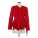 Kasper for A.S.L. Blazer Jacket: Red Jackets & Outerwear - Women's Size 10 Petite