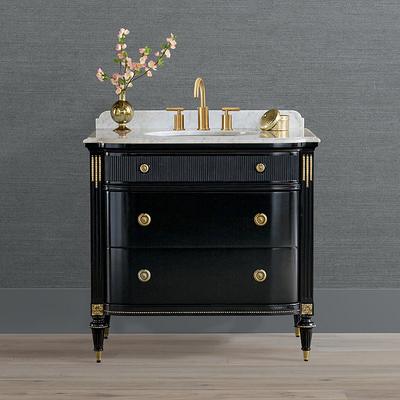 Regency Bow Front 36" Single Bath Vanity - Frontgate