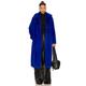 Apparis Mona Plant-Based Fur Coat in Blue. Size S, XS, XXL, XXS.