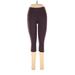 Lululemon Athletica Yoga Pants - Mid/Reg Rise: Burgundy Activewear - Women's Size 6