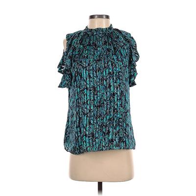 Ramy Brook Sleeveless Blouse: Teal Tops - Women's Size X-Small