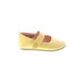 H&M Dress Shoes: Slip-on Wedge Casual Yellow Solid Shoes - Kids Girl's Size 18