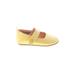 H&M Dress Shoes: Slip-on Wedge Casual Yellow Color Block Shoes - Kids Girl's Size 18