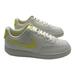 Nike Shoes | Nike Court Vision Low Sneaker White/Zitron-Bright Mango Us Women's Size 7 | Color: White/Yellow | Size: 7