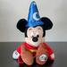 Disney Toys | Disney Fantasia Sorcerer Mickey Mouse 13in Plush Bean Bag Walt Disney World | Color: Blue/Red | Size: 12in