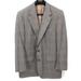 Burberry Suits & Blazers | Burberry Wool Grey Plaid Single Breasted Sport Coat Blazer 46 R Vintage Jacket | Color: Blue/Gray | Size: 46r