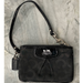 Coach Bags | Authentic Coach Wristlet Patent Leather Monogrammed | Color: Black/Silver | Size: Os