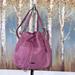 Coach Bags | Coach Avery Leather Drawstring Bag | Color: Purple | Size: Os