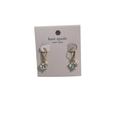 Kate Spade Jewelry | Kate Spade Rise And Shine Leverback Drop Earrings Clear Gold New | Color: Gold/Silver | Size: Os