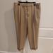 Ralph Lauren Pants | Lauren Ralph Lauren Mens Dress Pants 36x29 Brown Plaid Flat Front Rayon Blend | Color: Cream/Tan | Size: 36