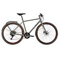 Cooper CG-7E (E-Bike mit 7-Gang-Microshift-Schaltwerk, Brooks-Sattel, Zehus Bike Gen2 Heckmotor, Rekuperation, Rahmenhöhe 57cm) Farbe: Silber