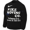 Nike Herren Long Sleeve Top M Nk Df Dry Ls Moving Co, Black, DX0902-010, S