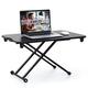 AIMEZO Standing Desk Converter 70 x 50cm Height Adjustable Standing Desk Riser, Sit Stand Desk Workstation Desk Riser for PC Monitor Laptop, 10 kg Capacity