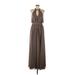 Watters Casual Dress - Bridesmaid: Brown Dresses - Women's Size 6 Tall