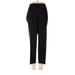 Jones New York Dress Pants - Low Rise Straight Leg Boyfriend: Black Bottoms - Women's Size 4 Petite