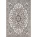 Gray/White 120 x 96 x 0.25 in Indoor/Outdoor Area Rug - One Allium Way® Croker Traditional Medallion Indoor/Outdoor Area Rug | Wayfair