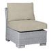 Summer Classics Club Patio Lounge Chair w/ Cushions Metal/Wicker/Rattan in Gray | Wayfair 362124+C586H4242N