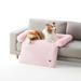 Tucker Murphy Pet™ Calming Furniture Protector Dog Bed, Waterproof Faux Fur Couch Cover Dog Sleeping Mat Metal in Pink | Wayfair