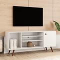 George Oliver Keiosha TV Stand for TVs up to 55" in White | 26.57 H x 53.15 W x 14.17 D in | Wayfair 1C70B67E79CE4BA09793044E44A9FF38