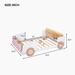 Zoomie Kids Aieden Twin Storage Platform Bed Wood in Brown/White | 29.5 H x 55.9 W x 76.8 D in | Wayfair F80EEC64D1864639A80A94121729B4ED