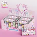 Sanurgente-Ensembles de surligneurs Hello Kitty Melody Cartoon Mini Marqueur 6 couleurs Kawaii