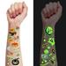 124 Pcs Glow Temporary Tattoos for Kids Non-Repeating Glow in dark Style Fake Tattoos Stickers for Boys and Girls Birthday Decorations Luminous Party Supplies Rewards Gifts for Children