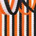 Black-White Orange Halloween Decorations - Streamers and Garland