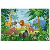 SKYSONIC Forest Animals Wooden Jigsaw Puzzles Intellectual Entertainment Educational Puzzles Fun Game for Family Children and Adults 500pcs