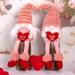 Valentine s Day Christmas Love Faceless Elderly Doll Decoration Ornaments Party Decorations Multicolor