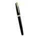 Apmemiss Clearance Luxury Metal Ballpoint Black Ink Pen Executive Pen Black Gold High End Heavy Fancy Ink Pen Best Elegant Gift for Men Women office Smooth Writing Roller Ball