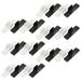 24 Pcs Whiteboard Pen Fixing Buckles Pencil Clip Portable Writing Holders Clamp Plastic Penholder Abs Office