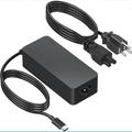65 Watt USB C Laptop Charger 65W 45W Type C Laptop Power Adapter Fast Charger Laptop Power Supply for Lenovo HP Dell Asus Acer Mac Book Pro and Other Laptops/Smart Phones Computer