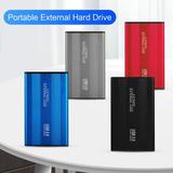 NUZYZ External Hard Drives Stable Output High Performance Large Capacity USB3.0 1TB/2TB Mobile Hard Drive for Daily Using