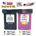 67XL Toner Cartridges for HP Deskjet 2700e 2755e 2752e 2742e Envy 6055 6000 Envy Pro 6455 6452 Deskjet Plus 4155 4152 Printer Replacement Ink