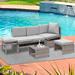 4-Piece Outdoor Patio Wicker Sofa Set with Cushions