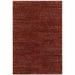 9' X 12' Red Grey Deep And Charcoal Power Loom Stain Resistant Area Rug - 3'6"