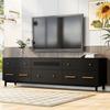 TV Stand for 75+ Inch TV, Modern TV Stand with Storage, TV Console Cabinet Furniture for Living Room