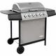 Berkfield Home - Royalton Gas bbq Grill with 6 Burners Black and Silver (fr/be/it/uk/nl only)