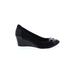 Anne Klein Sport Wedges: Black Solid Shoes - Women's Size 6 1/2 - Round Toe